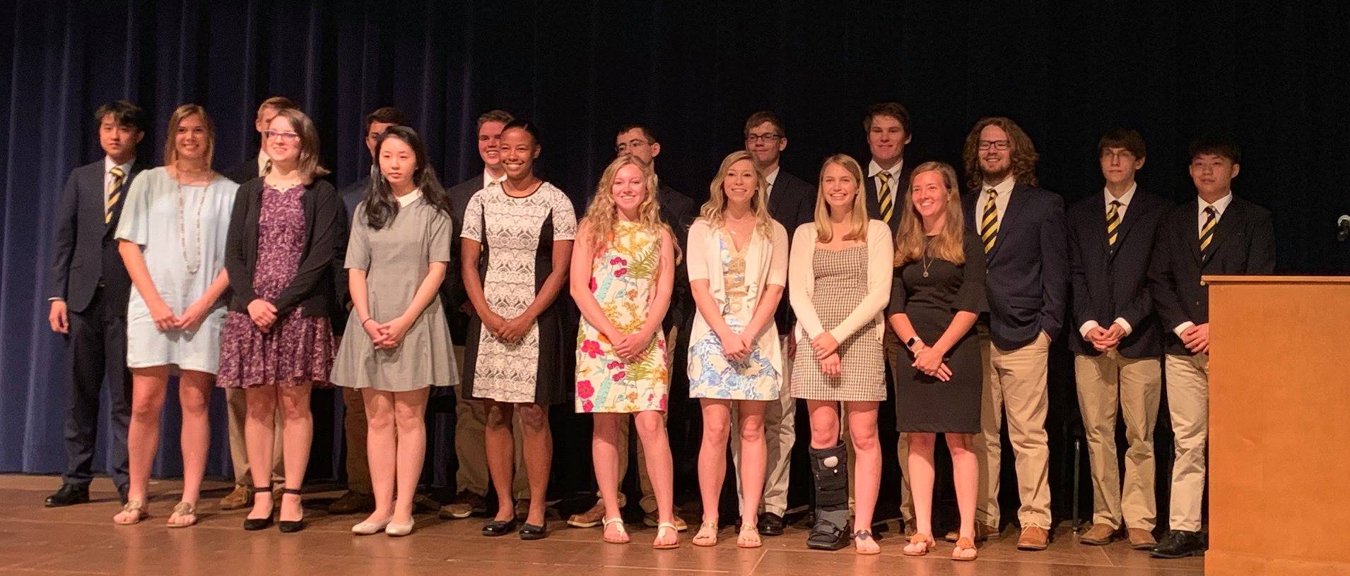 20 Students Inducted into Honor Society
