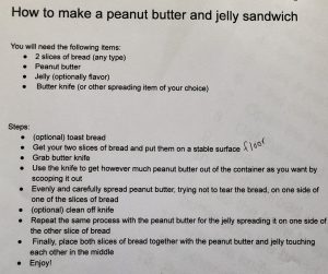 How To Make A Pb J Sandwich Carlisle School