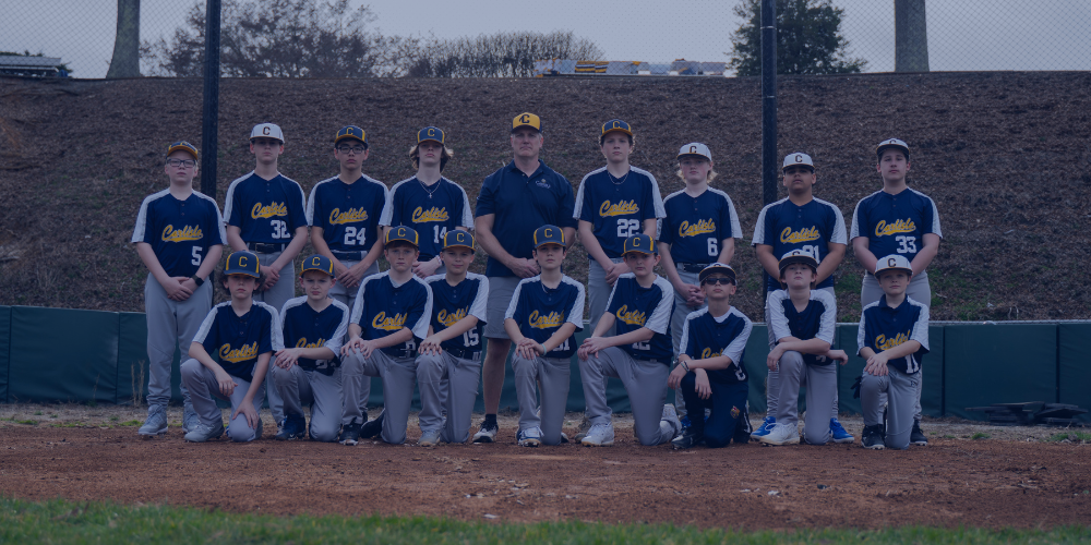 Middle School Baseball Team Photo